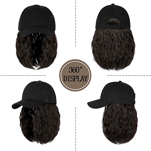 Baseball Cap Hair with 14 Inch Wavy Hair - Image 19