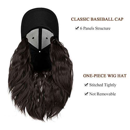 Baseball Cap Hair with 14 Inch Wavy Hair - Image 23