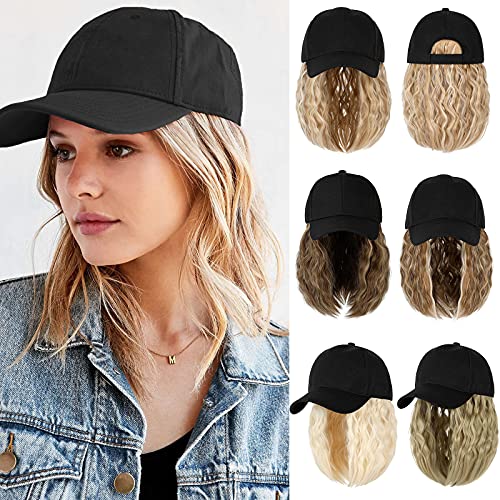 Baseball Cap Hair with 14 Inch Wavy Hair - Image 24