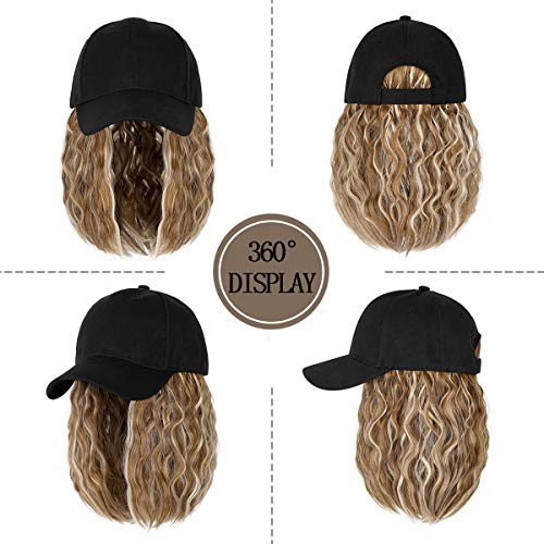 Baseball Cap Hair with 14 Inch Wavy Hair - Image 25