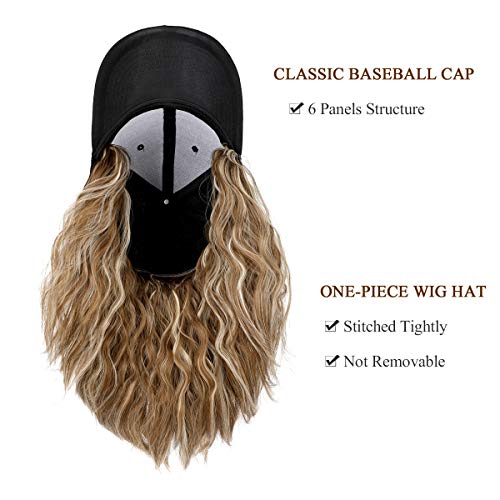 Baseball Cap Hair with 14 Inch Wavy Hair - Image 29