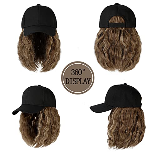 Baseball Cap Hair with 14 Inch Wavy Hair - Image 30