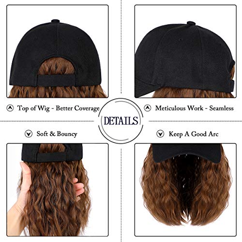 Baseball Cap Hair with 14 Inch Wavy Hair - Image 35