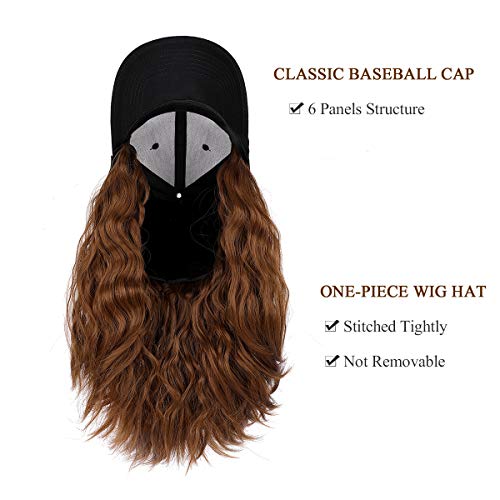 Baseball Cap Hair with 14 Inch Wavy Hair - Image 38