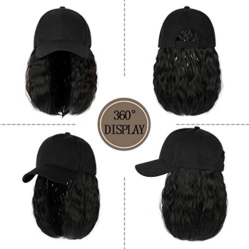 Baseball Cap Hair with 14 Inch Wavy Hair - Image 39