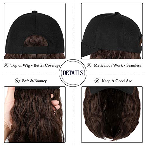 Baseball Cap Hair with 14 Inch Wavy Hair - Image 4