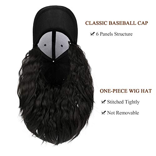 Baseball Cap Hair with 14 Inch Wavy Hair - Image 43