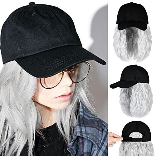 Baseball Cap Hair with 14 Inch Wavy Hair - Image 44