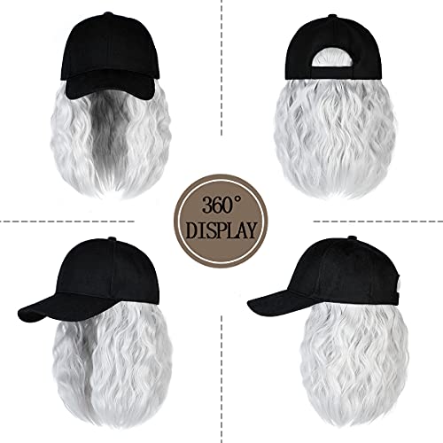 Baseball Cap Hair with 14 Inch Wavy Hair - Image 45