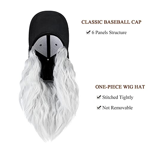 Baseball Cap Hair with 14 Inch Wavy Hair - Image 49