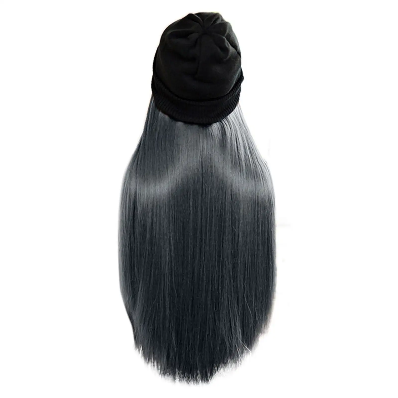 Beanie Hat Wig With 28 Inch Hair Attached - Image 6