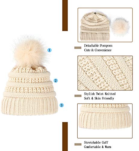 Beanie Hat with Hair Extensions - Image 12