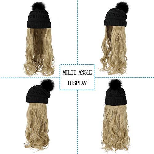 Beanie Hat with Hair Extensions - Image 14