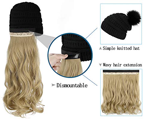 Beanie Hat with Hair Extensions - Image 16