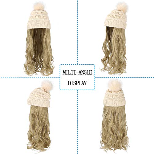 Beanie Hat with Hair Extensions - Image 18