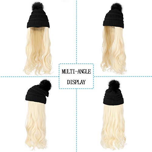 Beanie Hat with Hair Extensions - Image 21