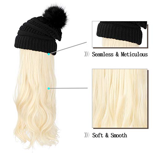 Beanie Hat with Hair Extensions - Image 22