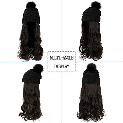 Beanie Hat with Hair Extensions - Image 29