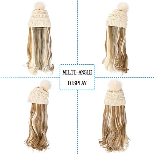 Beanie Hat with Hair Extensions - Image 37