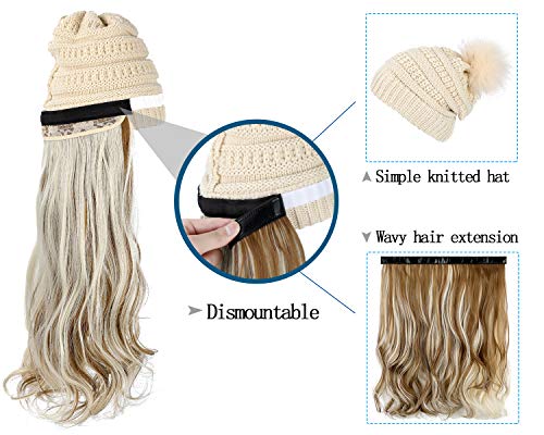 Beanie Hat with Hair Extensions - Image 39