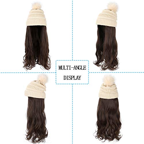 Beanie Hat with Hair Extensions - Image 44