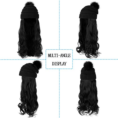 Beanie Hat with Hair Extensions - Image 47