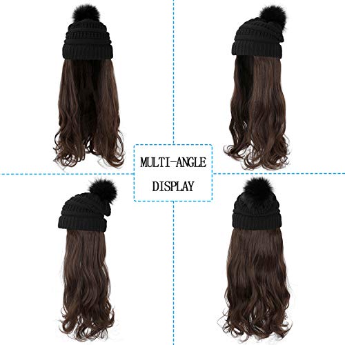 Beanie Hat with Hair Extensions - Image 53