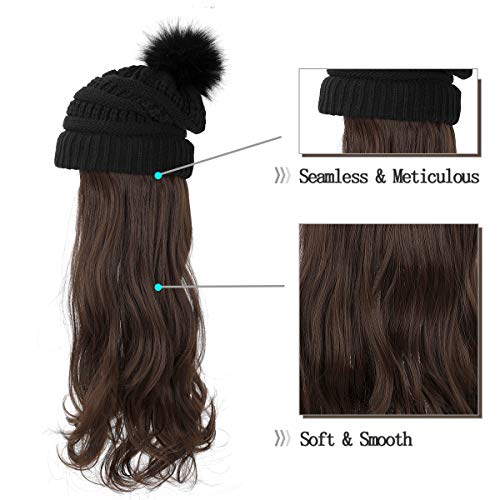 Beanie Hat with Hair Extensions - Image 54