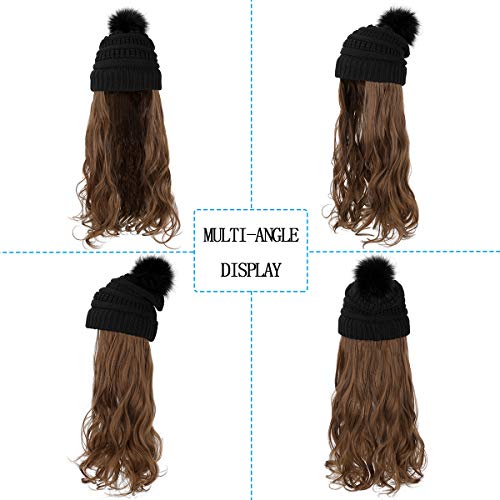 Beanie Hat with Hair Extensions - Image 57