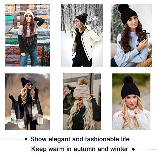 Beanie Hat with Hair Extensions - Image 7
