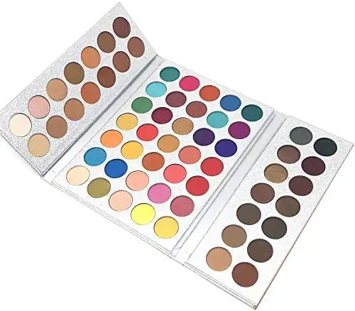 Makeup Set Eyeshadow Palette, Brushes, Sponge - Image 5