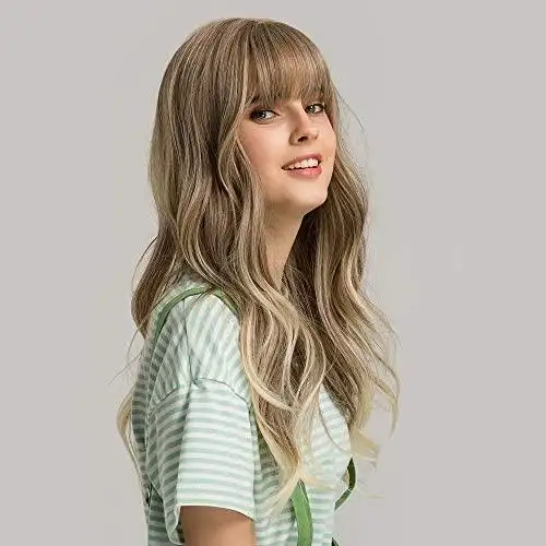 Becca Long Mixed Blond Synthetic Wig - Image 3
