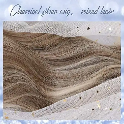 Becca Long Mixed Blond Synthetic Wig - Image 6