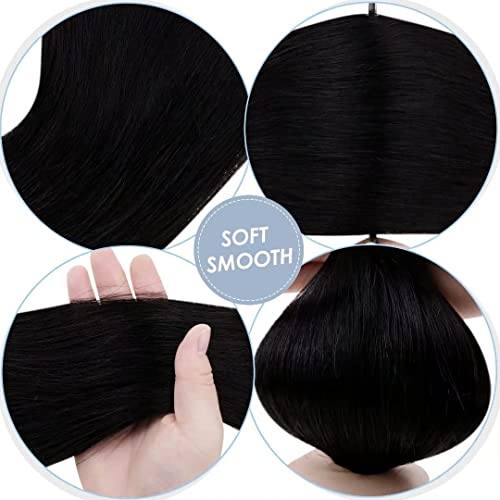 Black Hair Extensions Human Hair 20 Inches - Image 2
