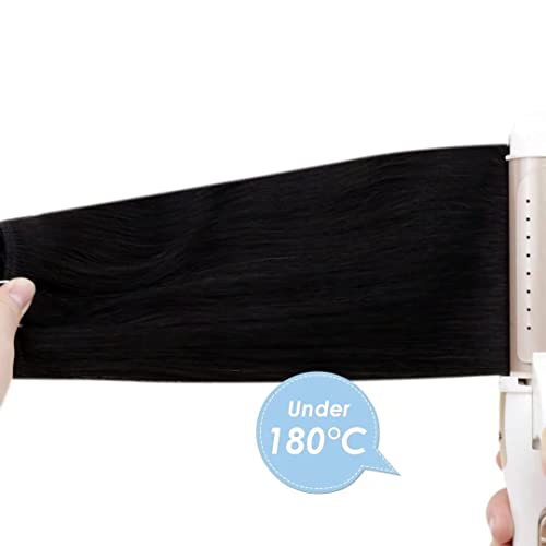Black Hair Extensions Human Hair 20 Inches - Image 6