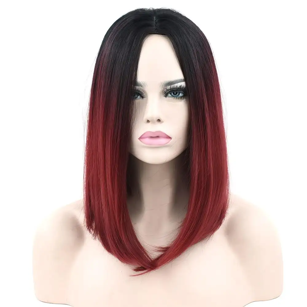 Black Ombre Rooted to Pastel Shade Cosplay Wig - Image 4