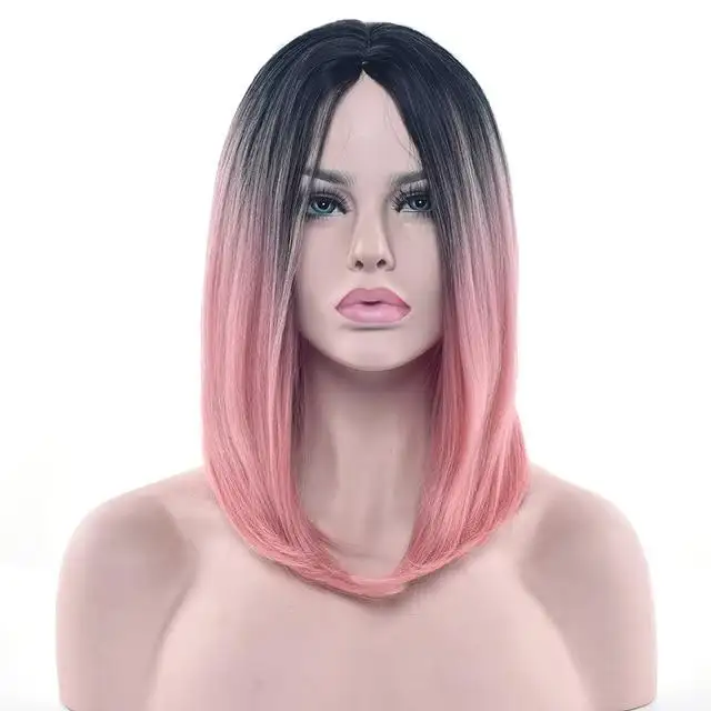Black Ombre Rooted to Pastel Shade Cosplay Wig - Image 8