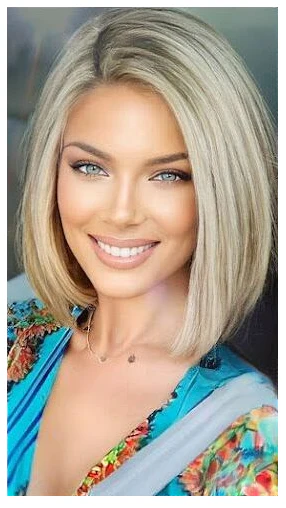 Selena Human Hair Bob Wig - Image 3