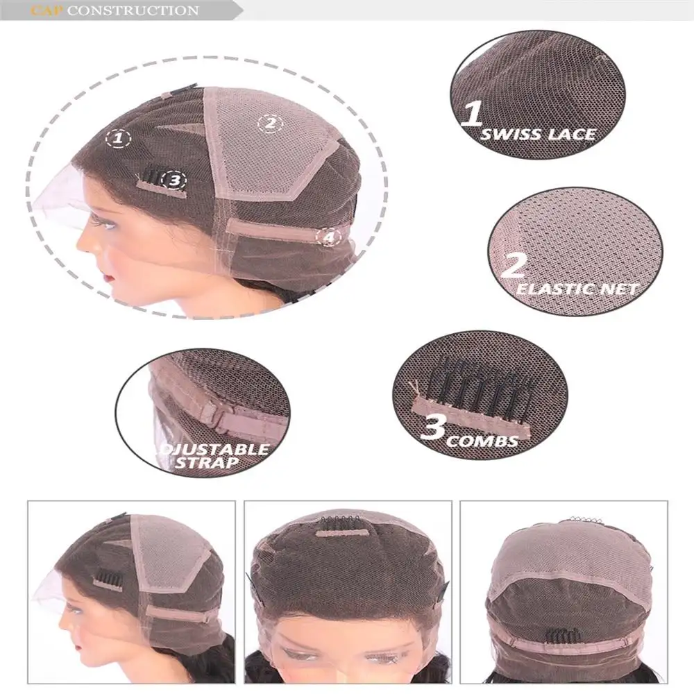 Blonde Silk Straight Human Hair Full Lace Wig - Image 6