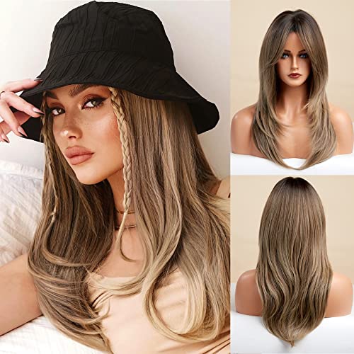 Blonde Wig with Side Bangs - Image 2