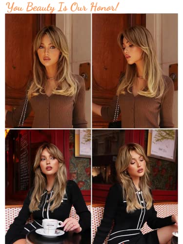 Blonde Wig with Side Bangs - Image 3