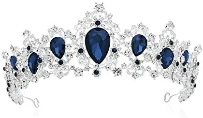 Princess Headpiece Crystal Tiara Crown - Image 3