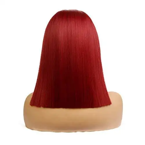 Blunt Cut Wig with with Bangs - Image 11