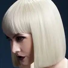Blunt Cut Wig with with Bangs - Image 5