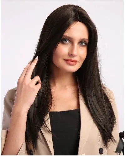 Breanna Long Wig with Middle Part - Image 4