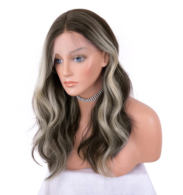 Brown Blonde Highlight Lace Front Wig - Image 2