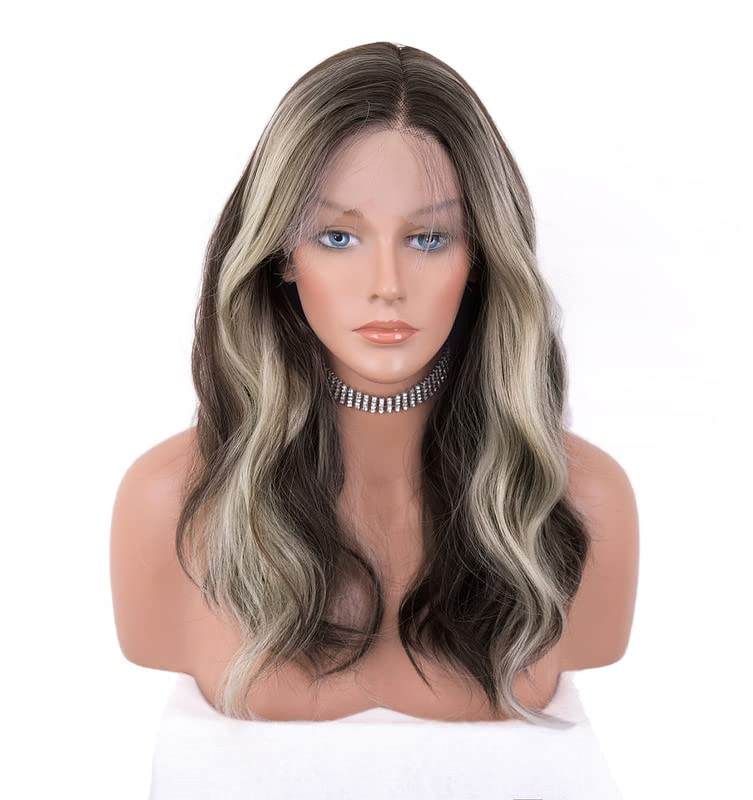Brown Blonde Highlight Lace Front Wig - Image 3