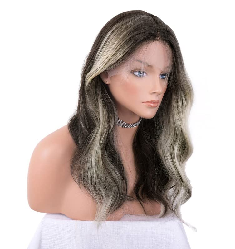 Brown Blonde Highlight Lace Front Wig - Image 4