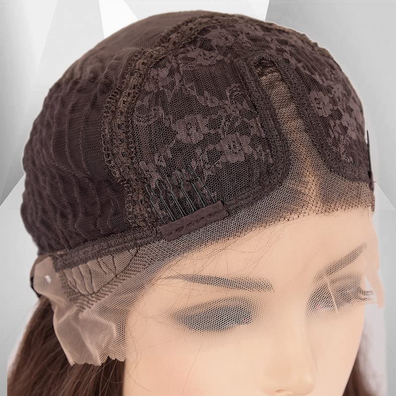 Brown Blonde Highlight Lace Front Wig - Image 7
