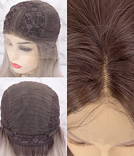 Cafe Brown Synthetic Lace Front Wig - Image 7